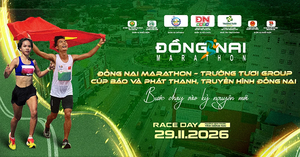 Giải chạy Đồng Nai Marathon - Trường Tươi Group Cúp Báo và Phát thanh Truyền hình Đồng Nai
