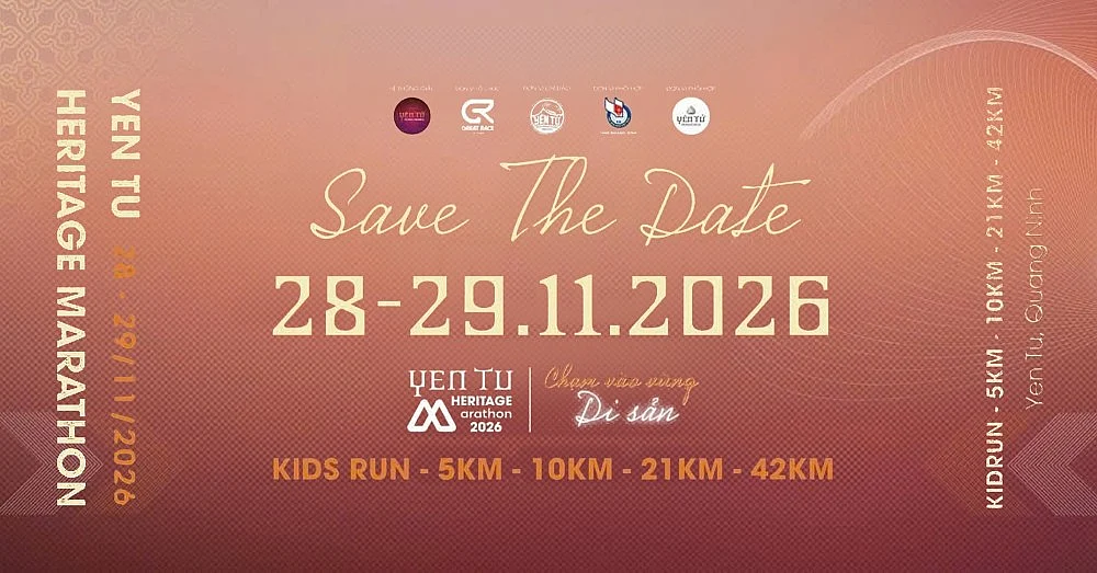 Giải chạy Yên Tử Heritage Marathon 2026